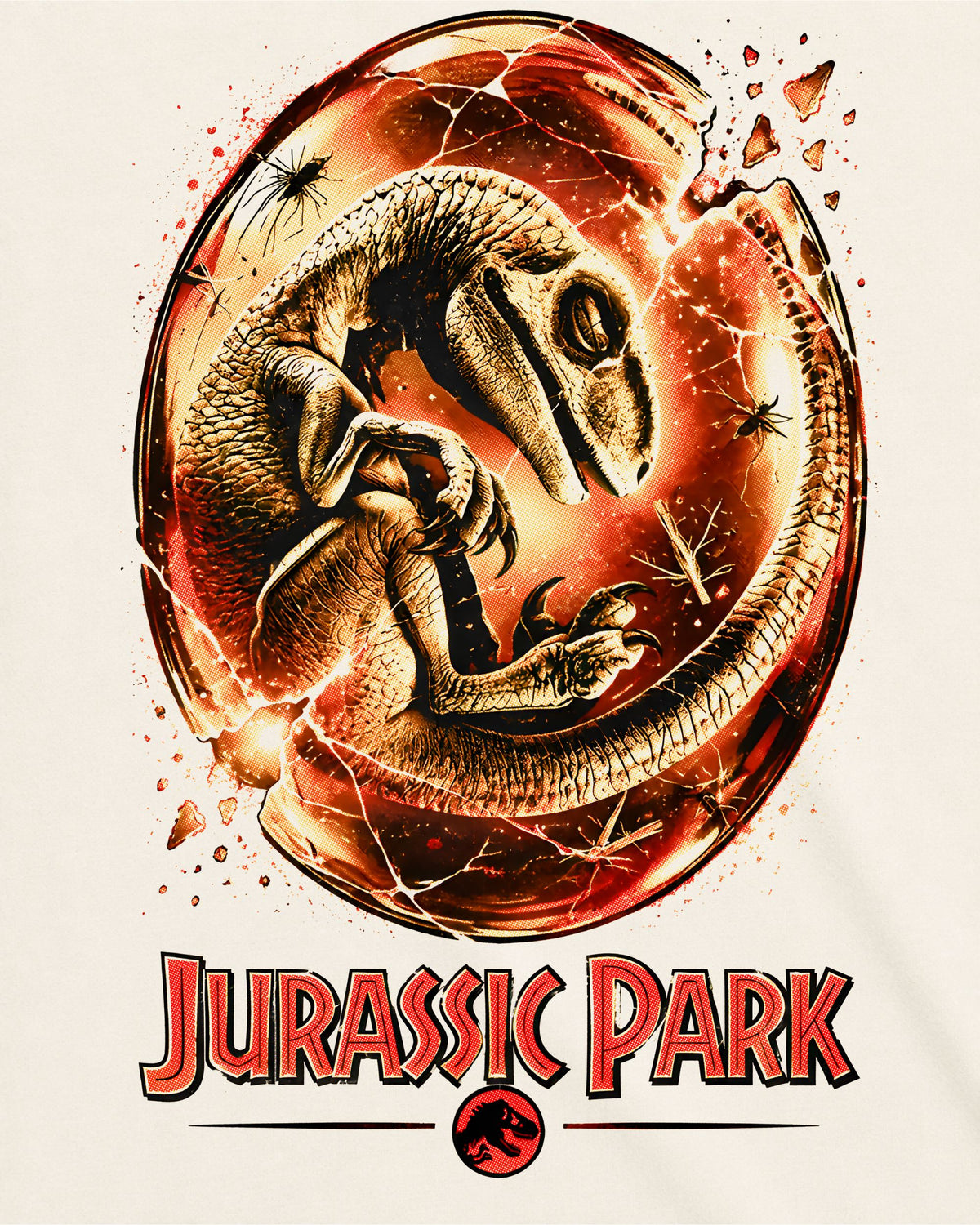 Camiseta Off-White Jurassic Park – Raptor Amber Egg Tee