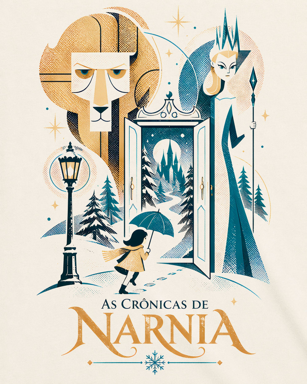 Camiseta Off-White As Crônicas de Narnia – Lines of Narnia