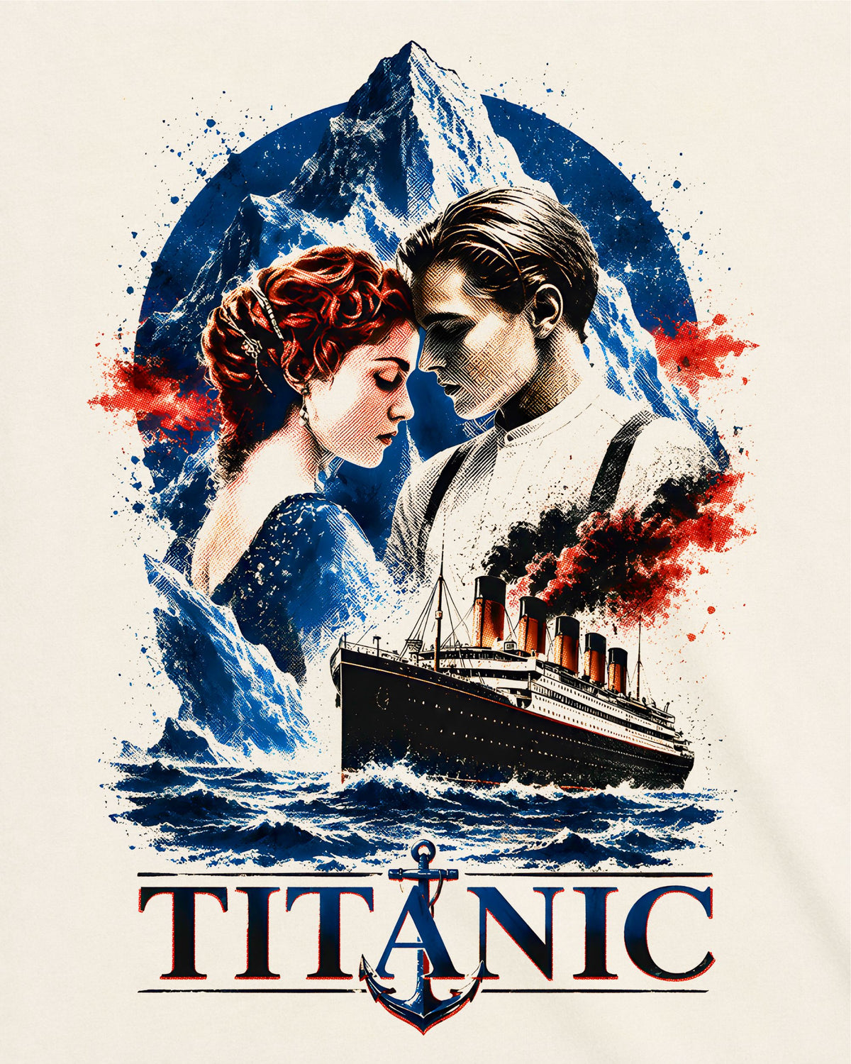Camiseta Off-White Titanic – Cosmic Romance Graphic