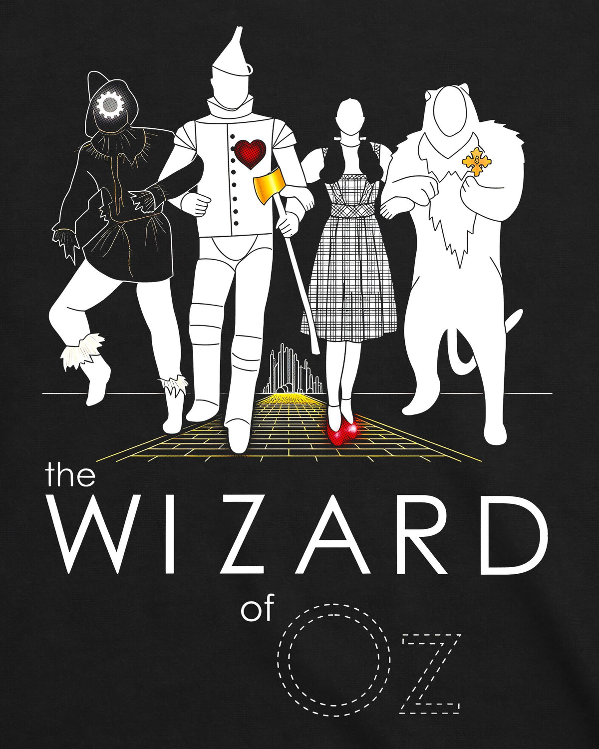 Camiseta O Mágico de Oz – Minimalist Wizard of Oz Graphic