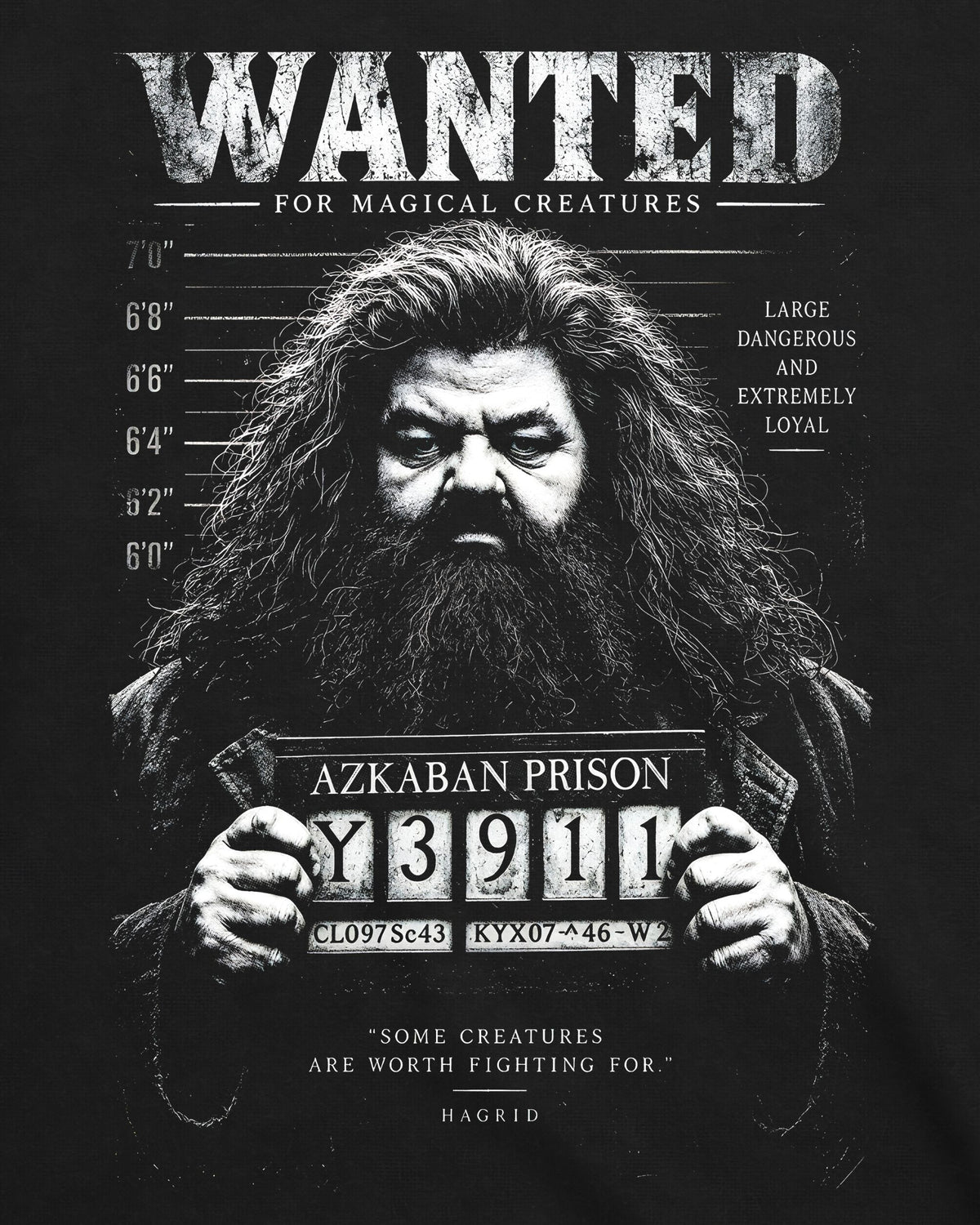 Camiseta Harry Potter – Hagrid Wanted