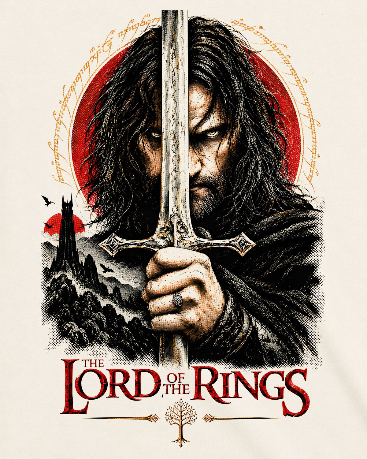 Camiseta Off-White O Senhor dos Anéis – Aragorn