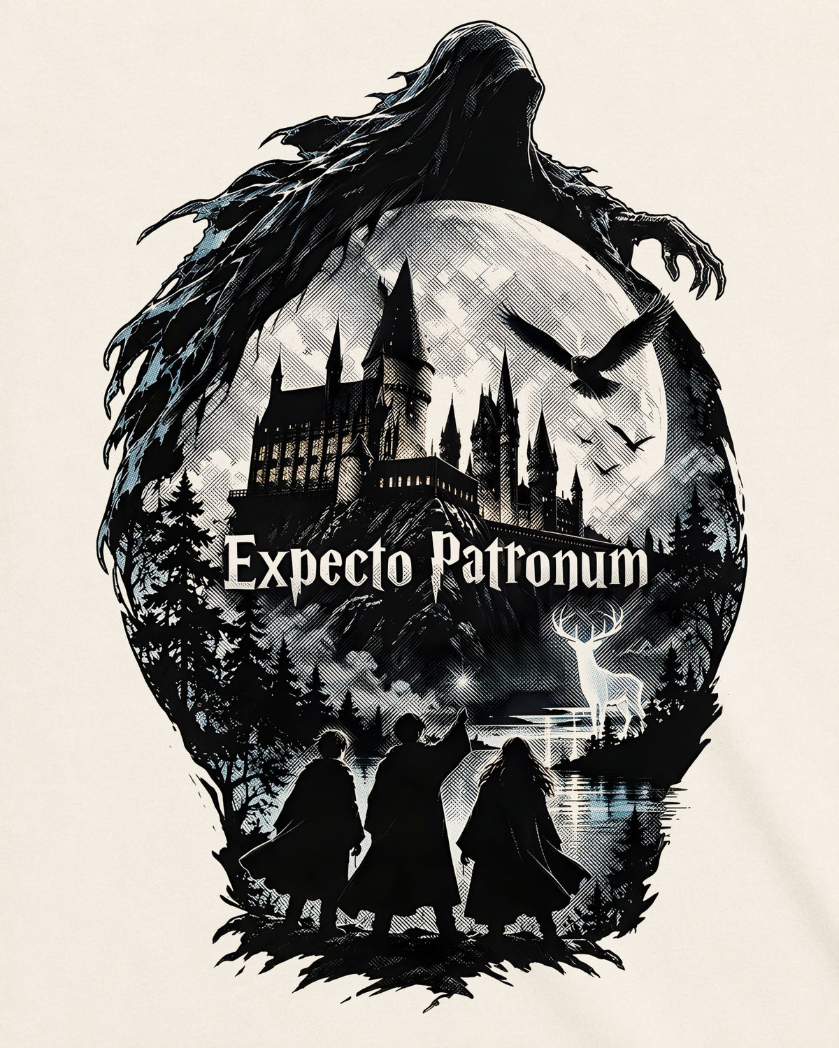 Camiseta Off-White Harry Potter – The Light of Hogwarts