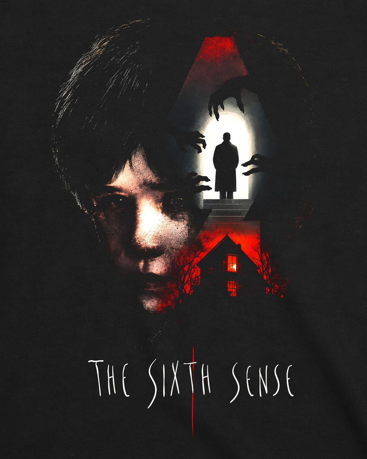 Camiseta O Sexto Sentido – Minimalist Movie Poster