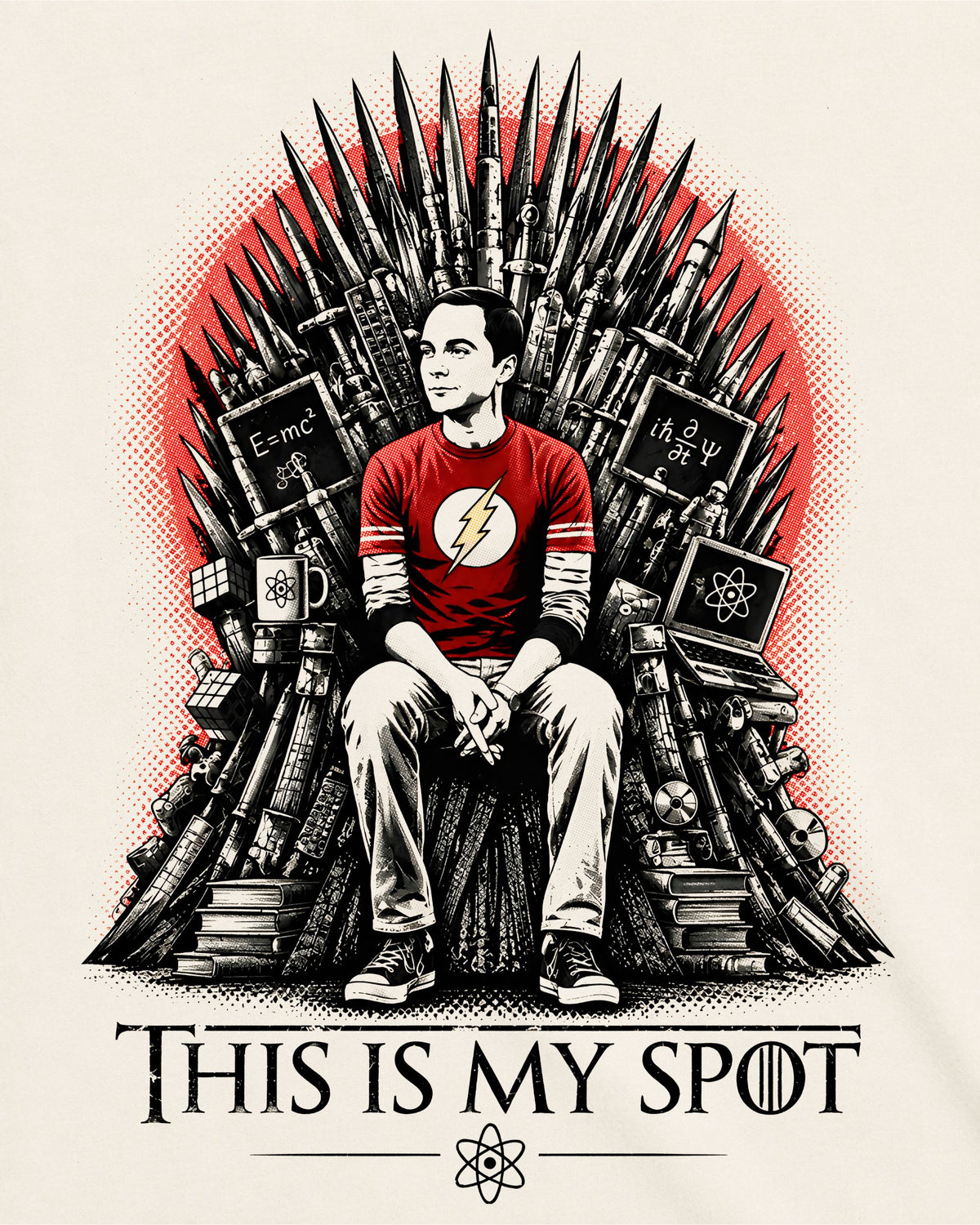 Camiseta Off-White The Big Bang Theory – This Is My Spot