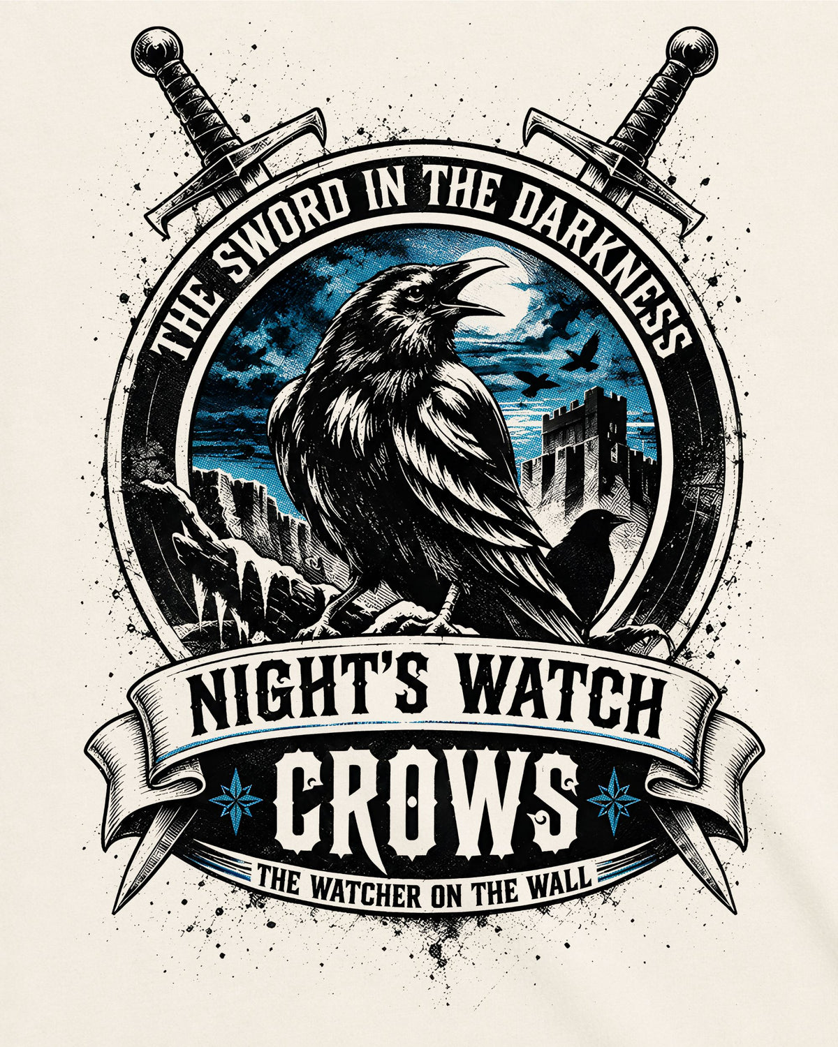 Camiseta Off-White Game of Thrones – Night's Watch Crows