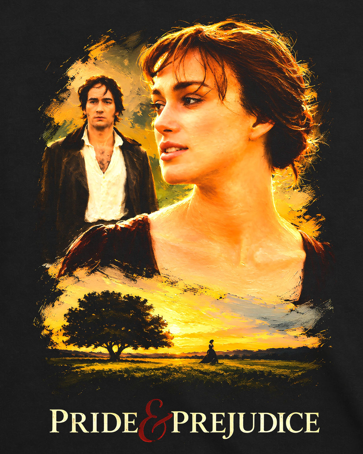 Camiseta Orgulho e Preconceito – Oil Painted Portrait