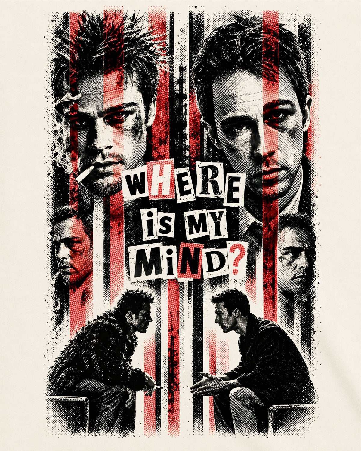 Camiseta Off-White Clube da Luta – Where Is My Mind