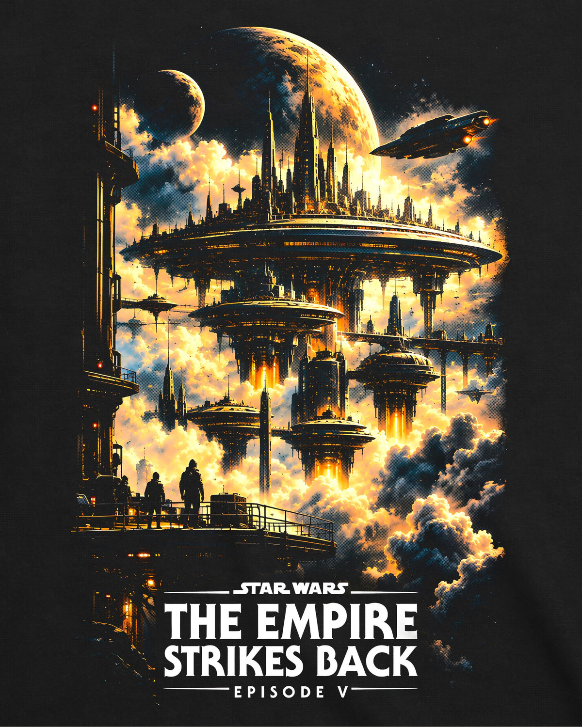 Camiseta Guerra nas Estrelas – Episódio V – City in the Clouds
