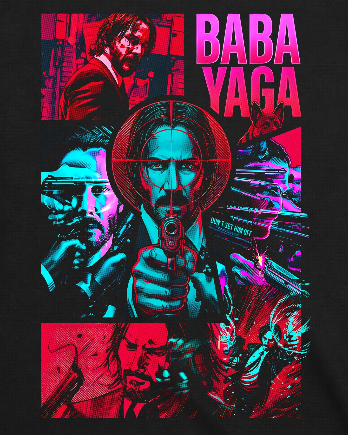 Camiseta John Wick 4: Baba Yaga – The Baba Yaga Comic