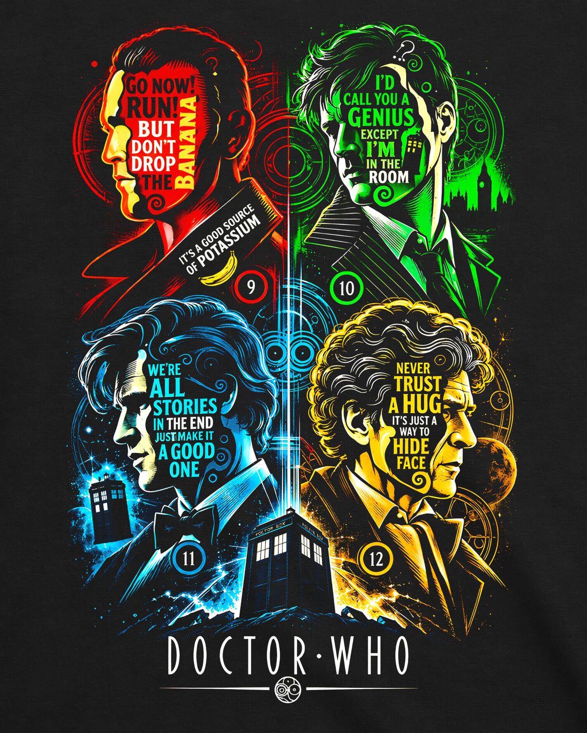 Camiseta Doctor Who – 9 to 12