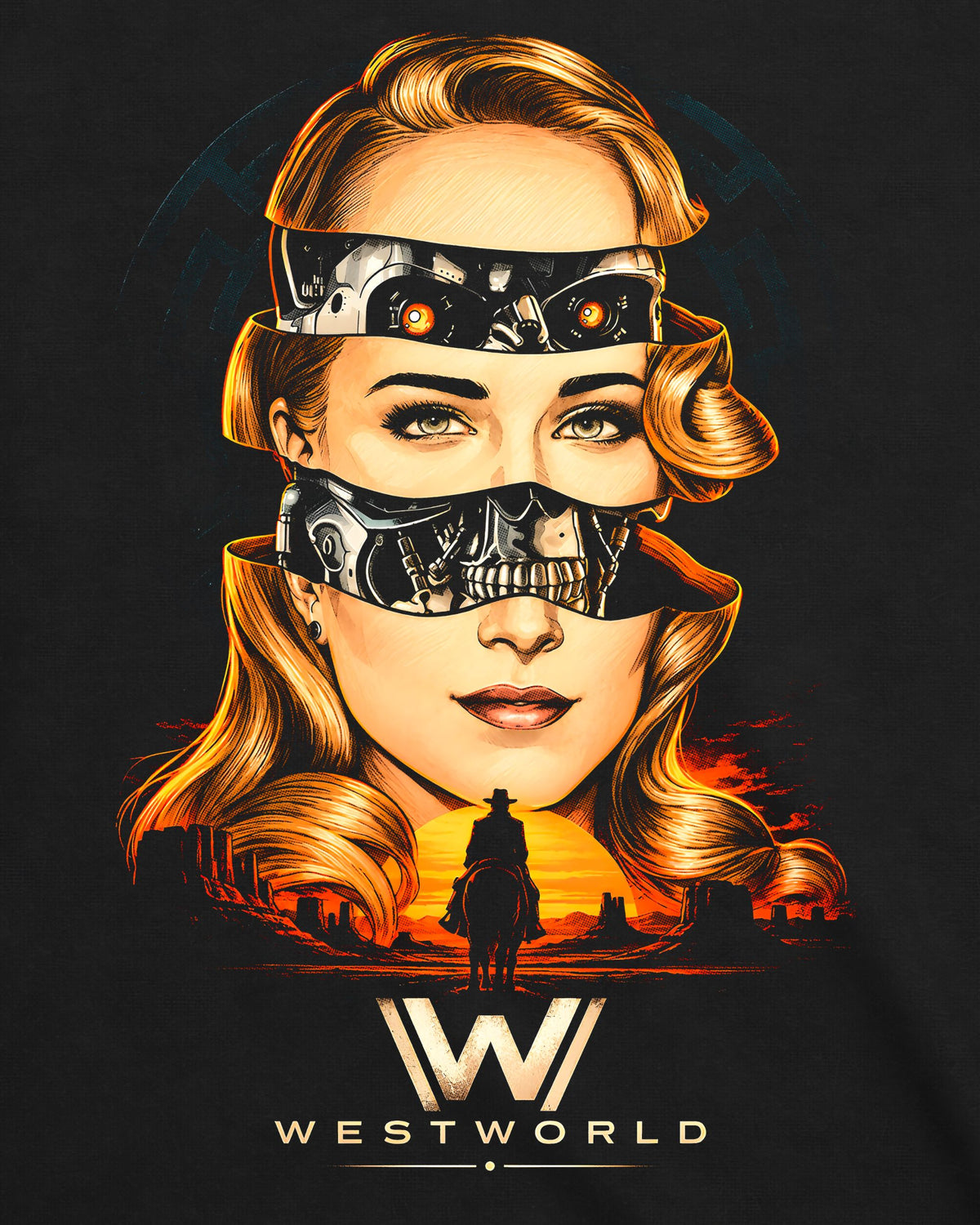 Camiseta Westworld – Mechanical Beauty