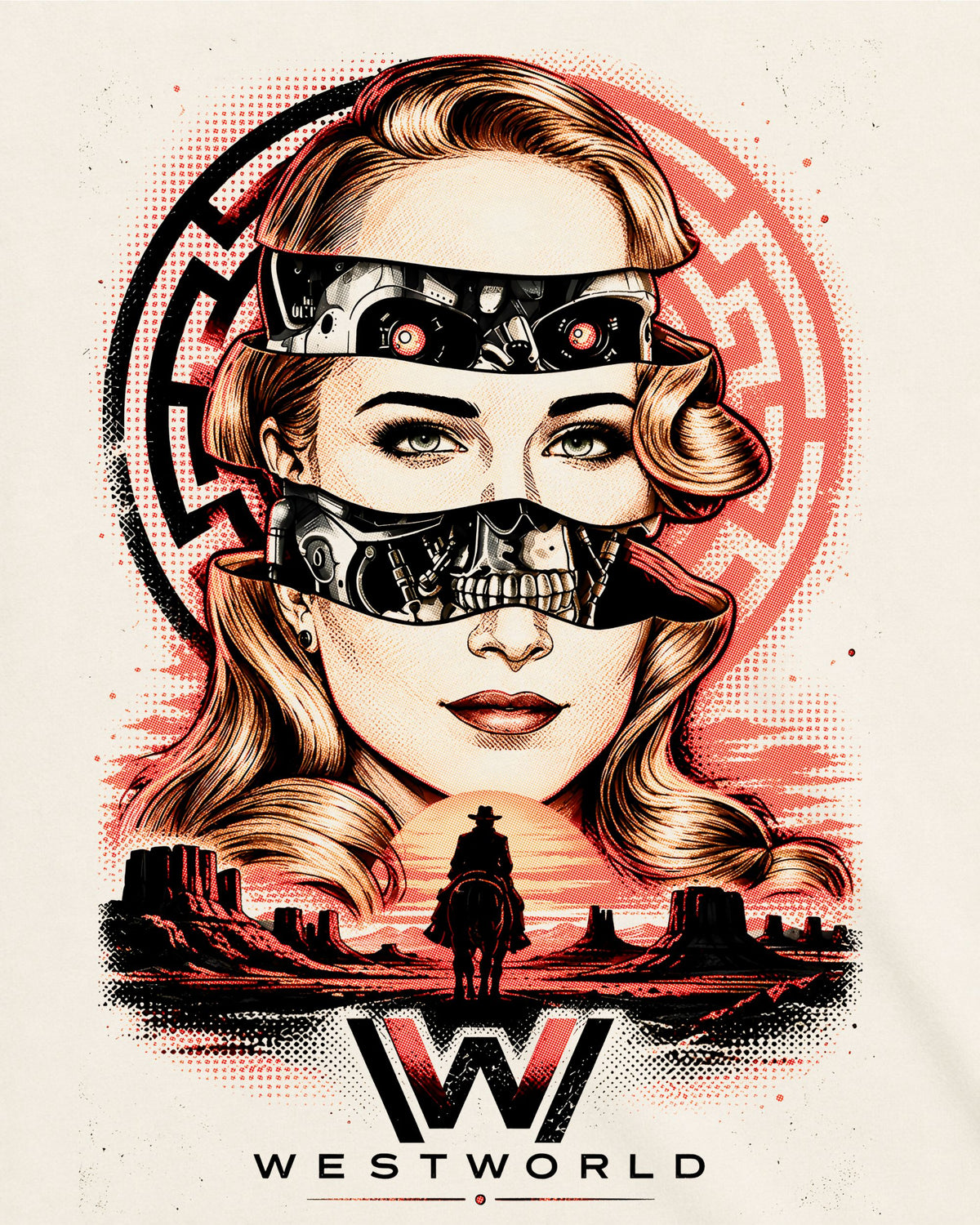 Camiseta Off-White Westworld – Mechanical Beauty