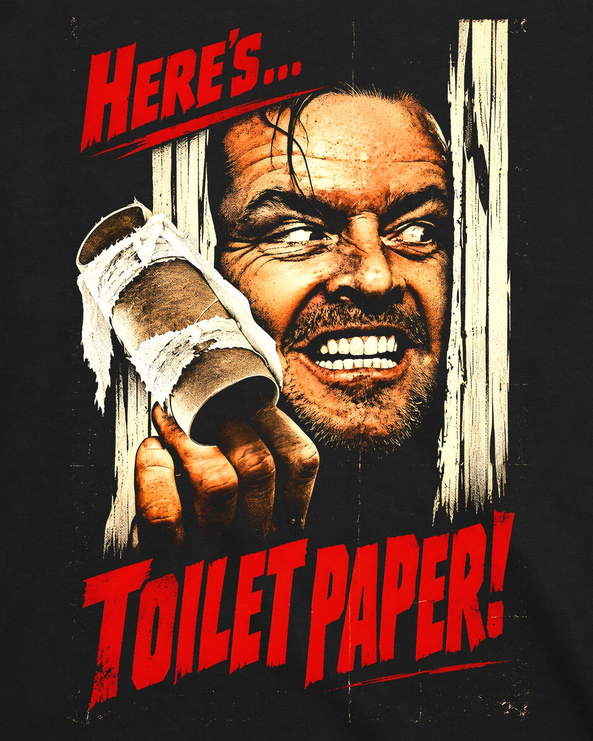 Camiseta O Iluminado – Here's Toilet Paper!