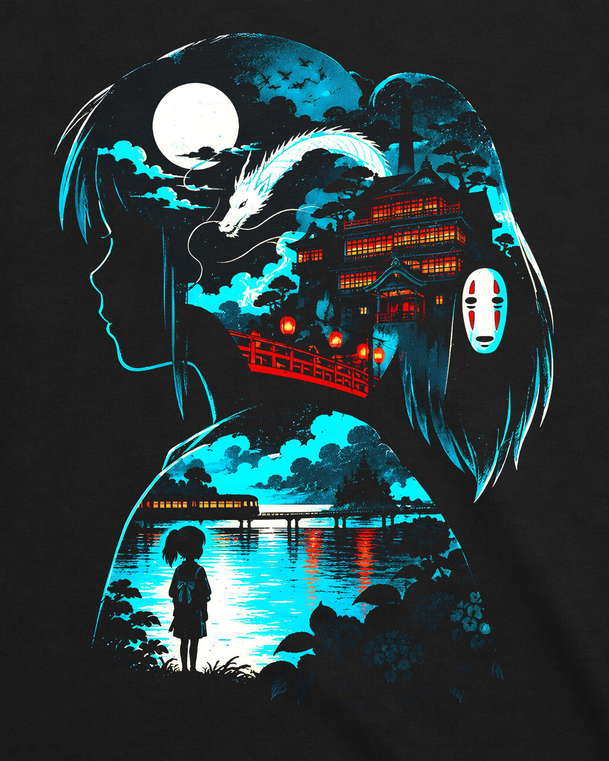 Camiseta A Viagem de Chihiro – Inside the Spirit World