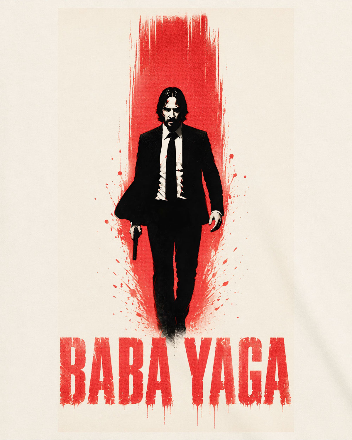 Camiseta Off-White John Wick 4: Baba Yaga – Trail of Blood