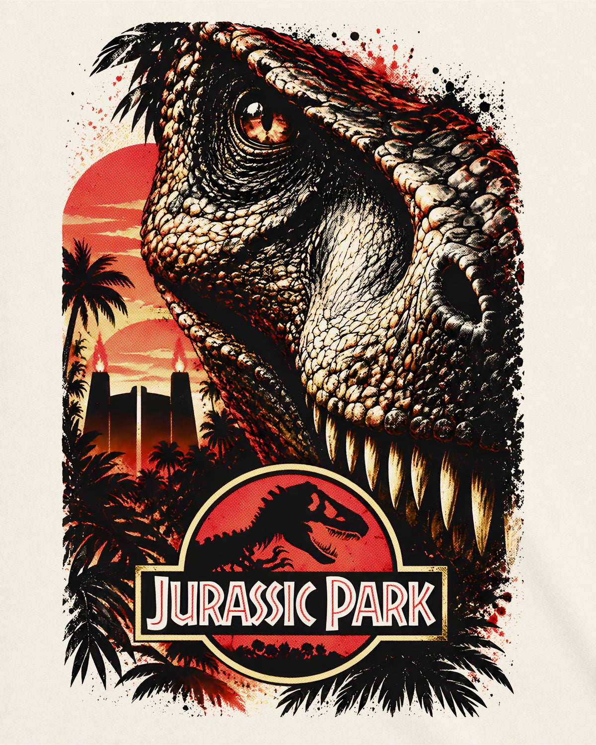 Camiseta Off-White Jurassic Park – Primal Stare Print