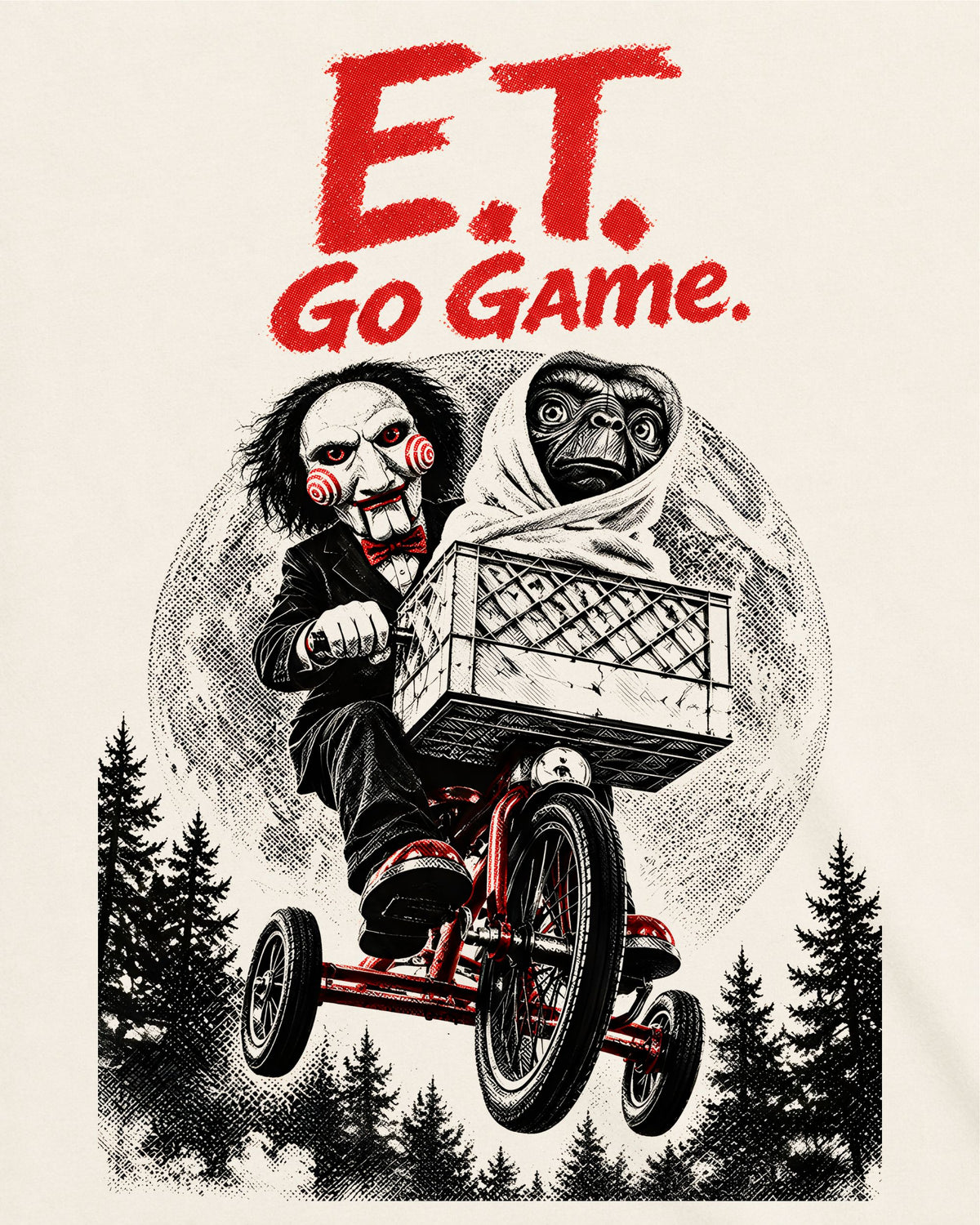 Camiseta Off-White Jogos Mortais – E.T. Paródia