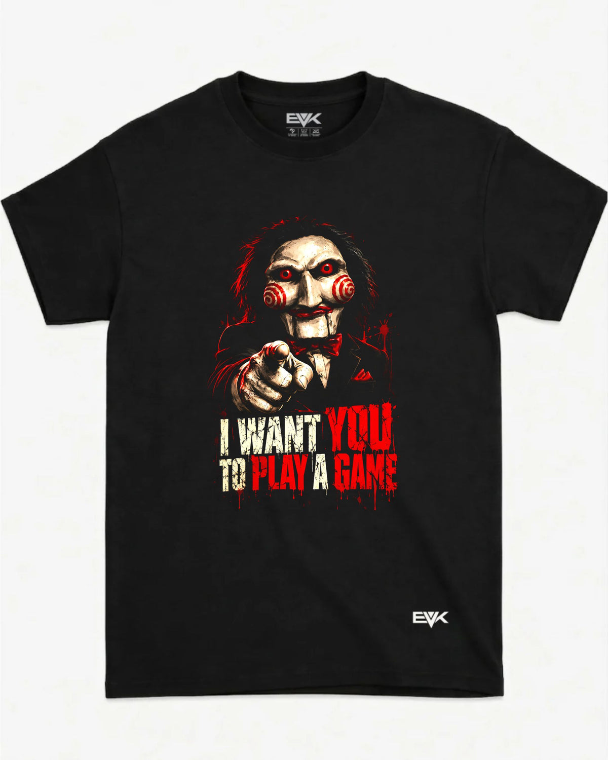 Camiseta Jogos Mortais – I Want You Paródia