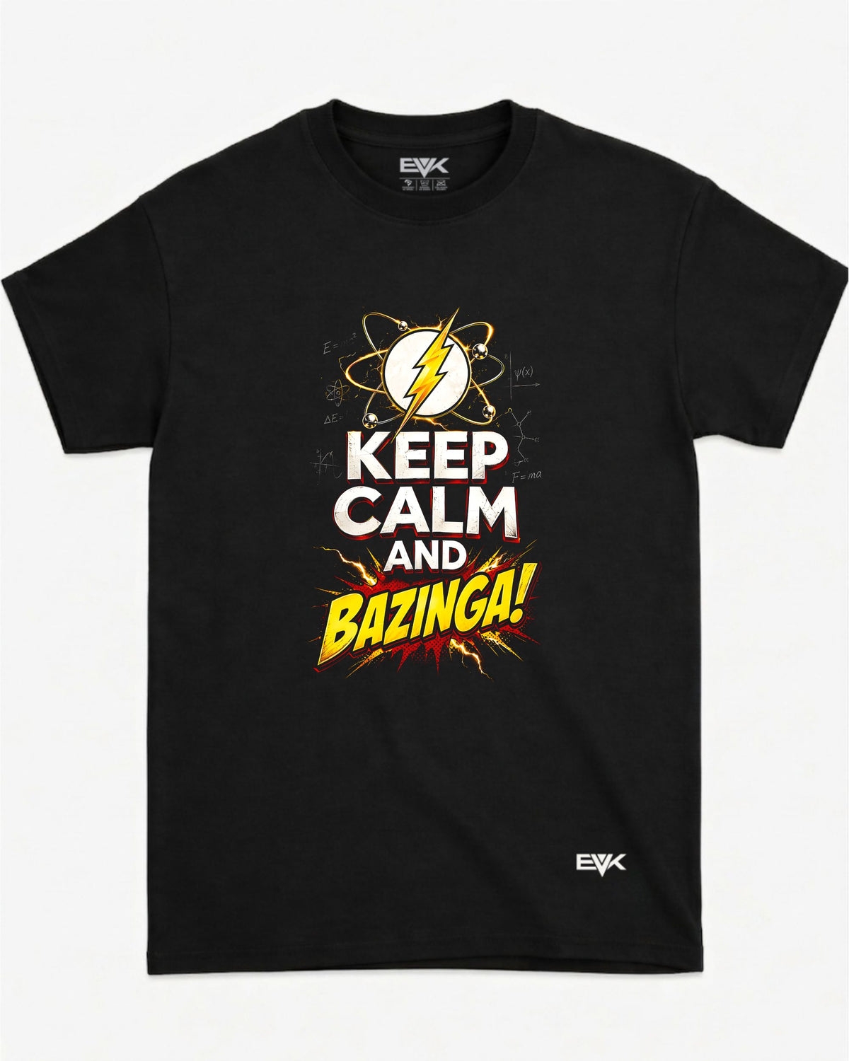 Camiseta The Big Bang Theory – Keep Calm and Bazinga!