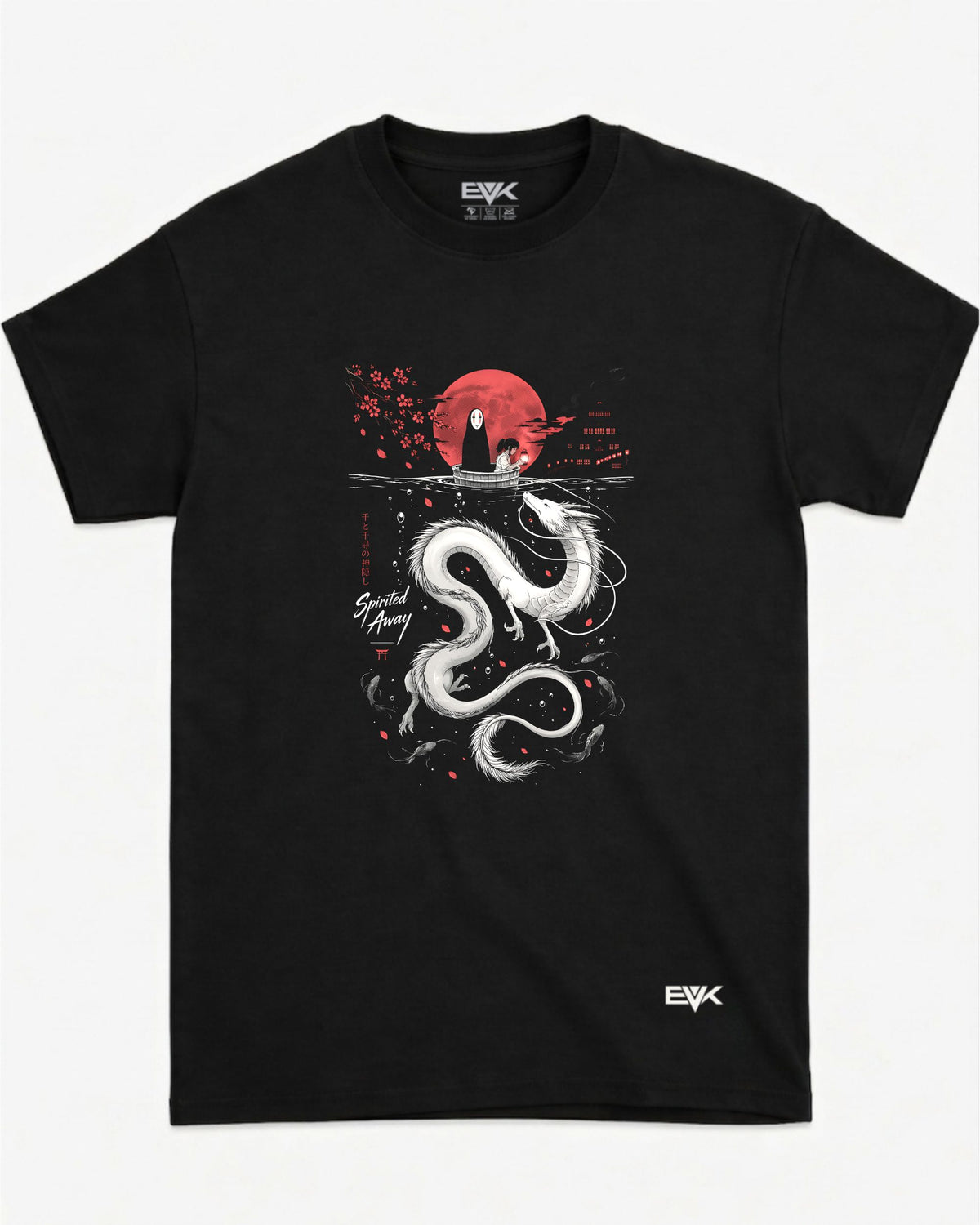 Camiseta A Viagem de Chihiro – The River Spirit & No-Face