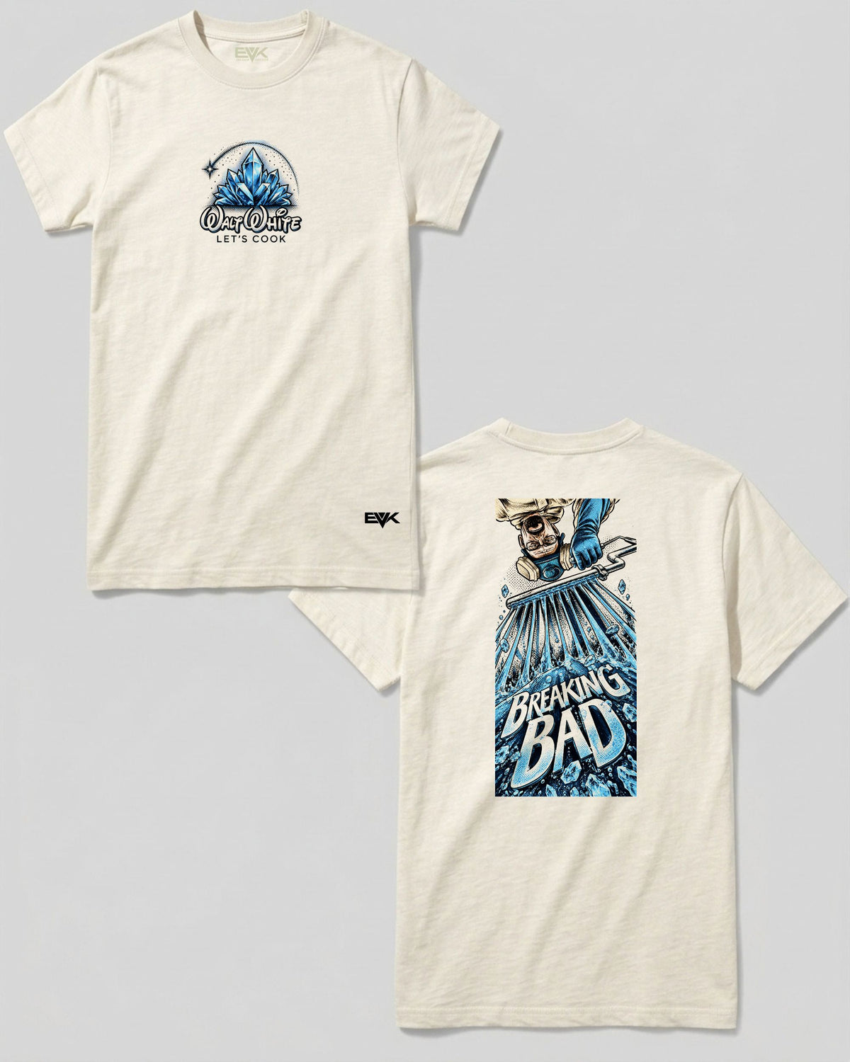Camiseta Frente e Costas Off-White Breaking Bad – Walt White