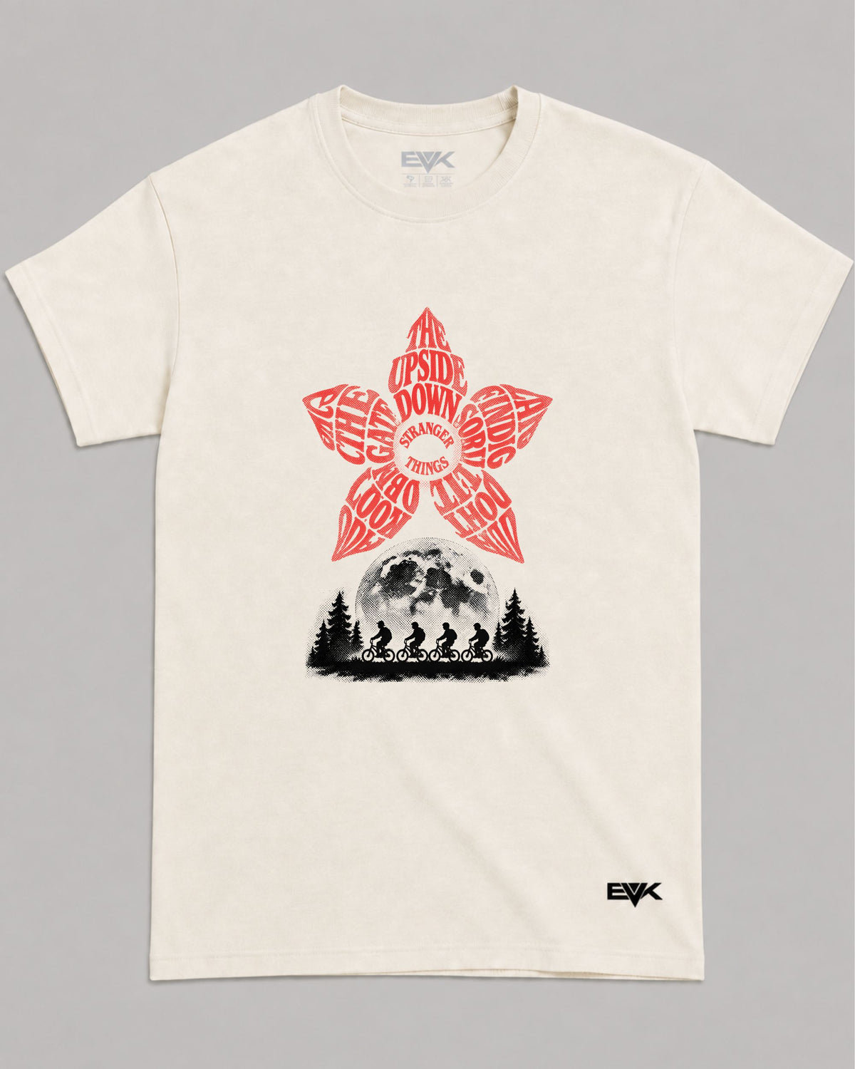 Camiseta Off-White Stranger Things – Demogorgon Typography