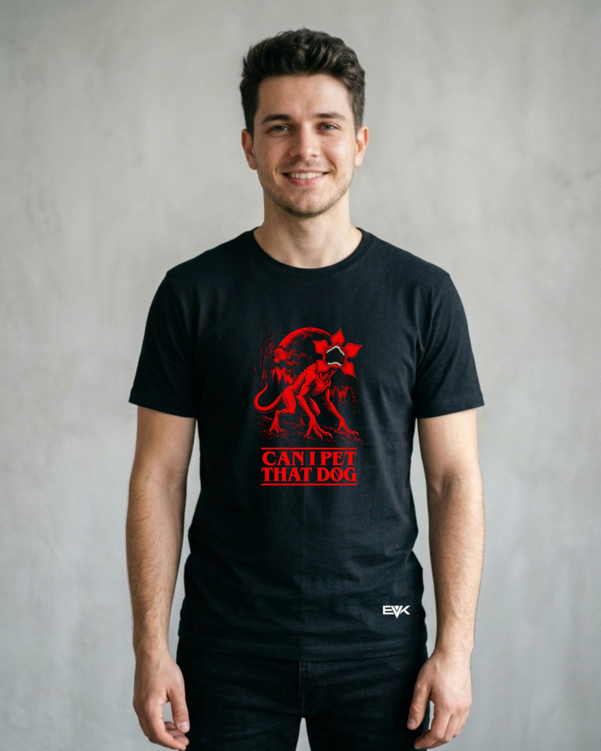 Camiseta Stranger Things – Can I Pet That Dog