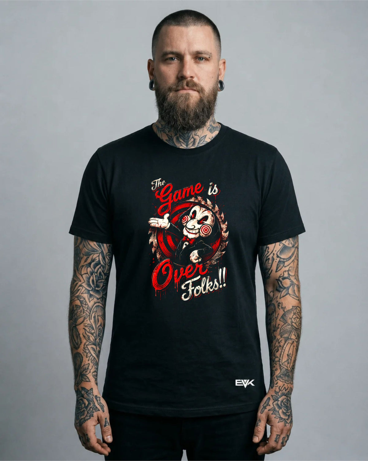 Camiseta Jogos Mortais – The Games Is Over Folks Paródia
