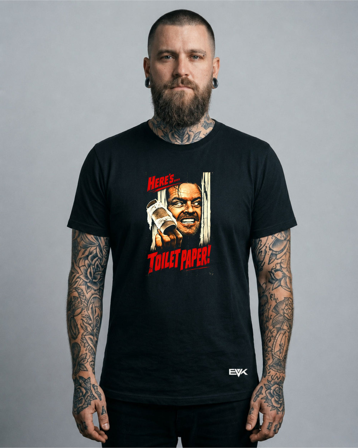 Camiseta O Iluminado – Here's Toilet Paper!