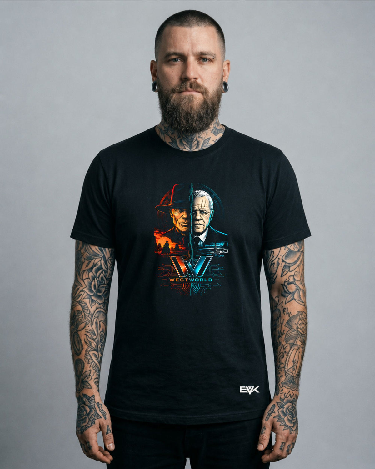 Camiseta Westworld – Gods and Men