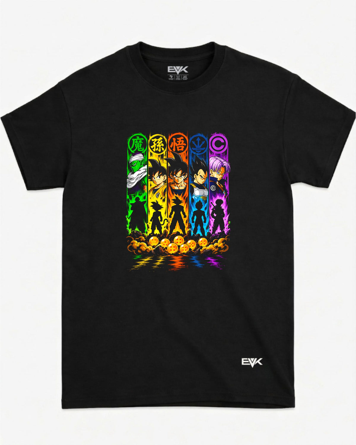 Camiseta Dragon Ball – Kanji Panels