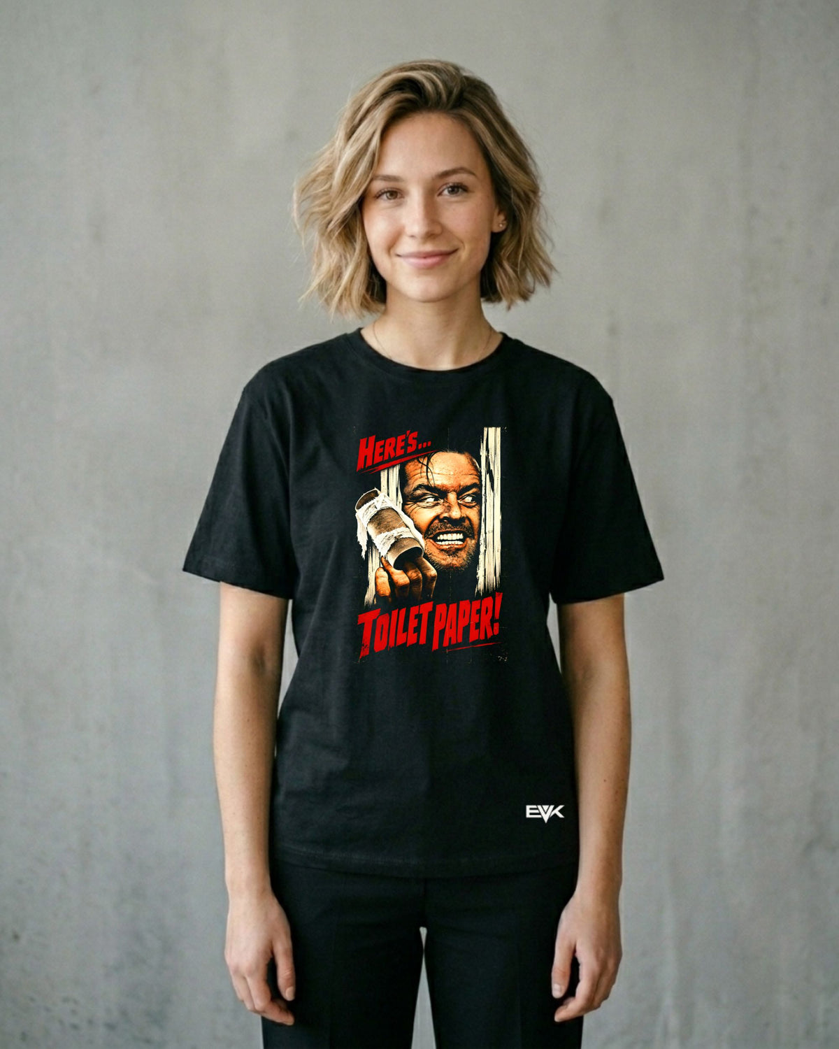 Camiseta O Iluminado – Here's Toilet Paper!