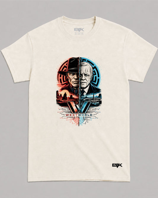 Camiseta Off-White Westworld – Gods and Men