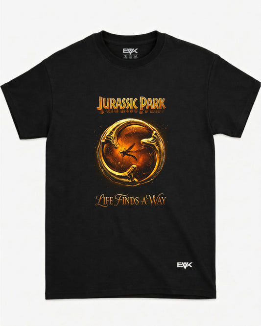 Camiseta Jurassic Park – Life Finds A Way