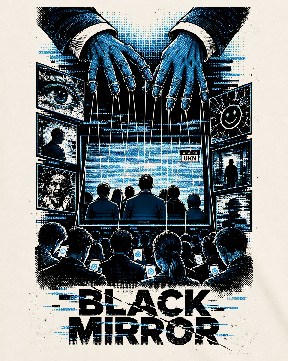 Camiseta Off-White Black Mirror – The Waldo Control
