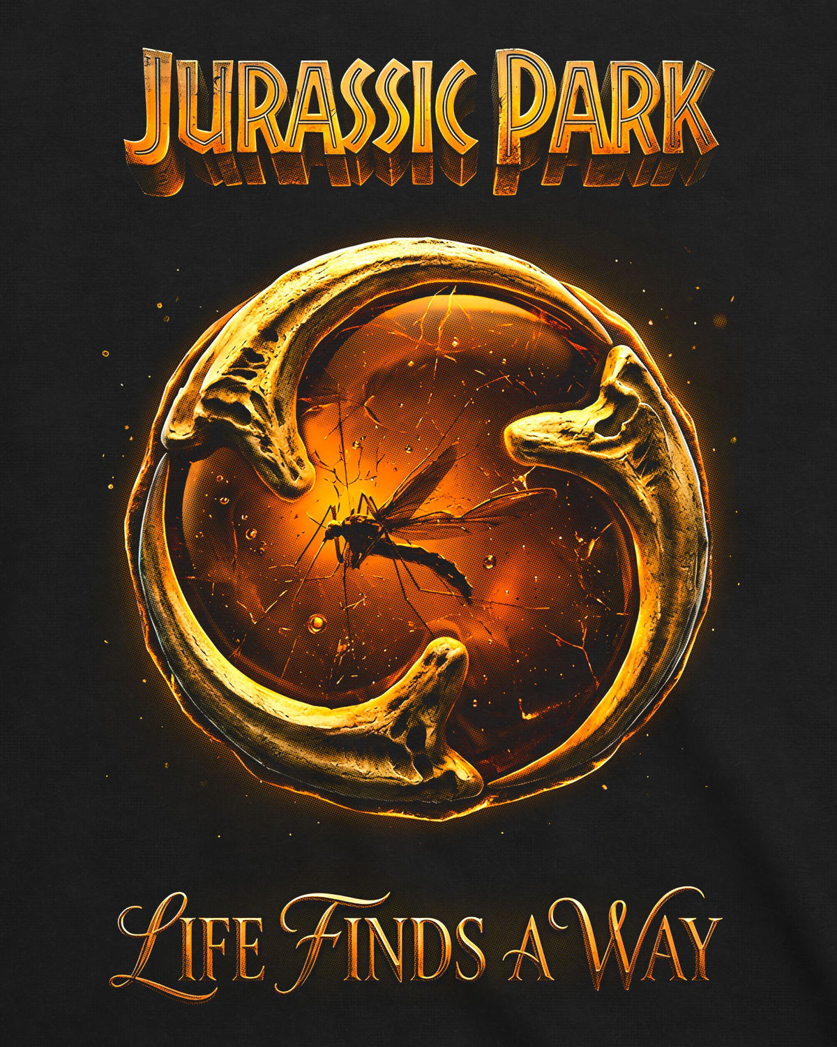 Camiseta Jurassic Park – Life Finds A Way