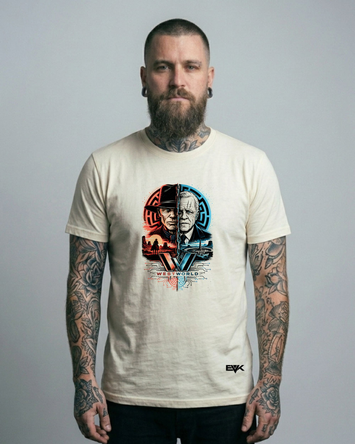 Camiseta Off-White Westworld – Gods and Men