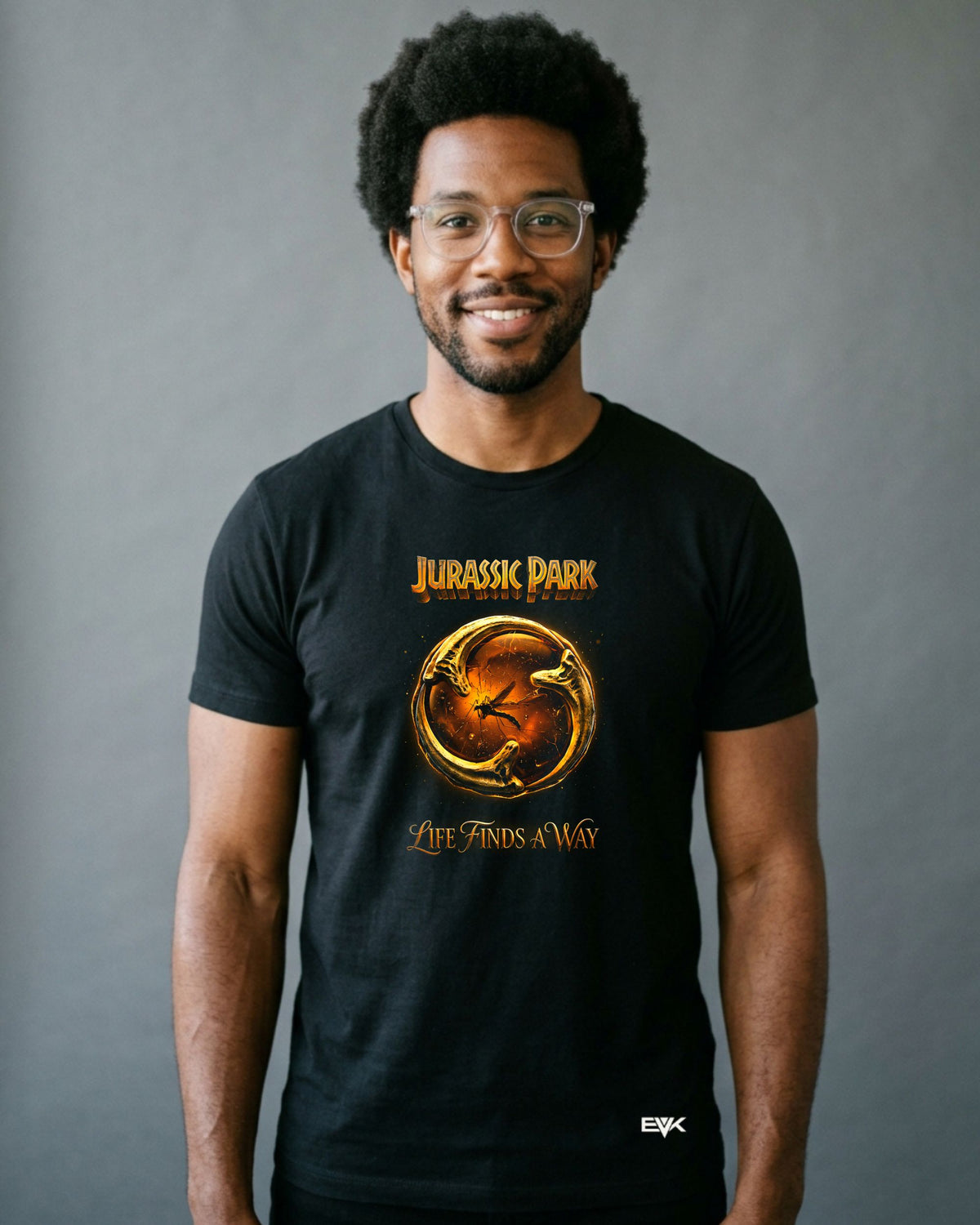Camiseta Jurassic Park – Life Finds A Way
