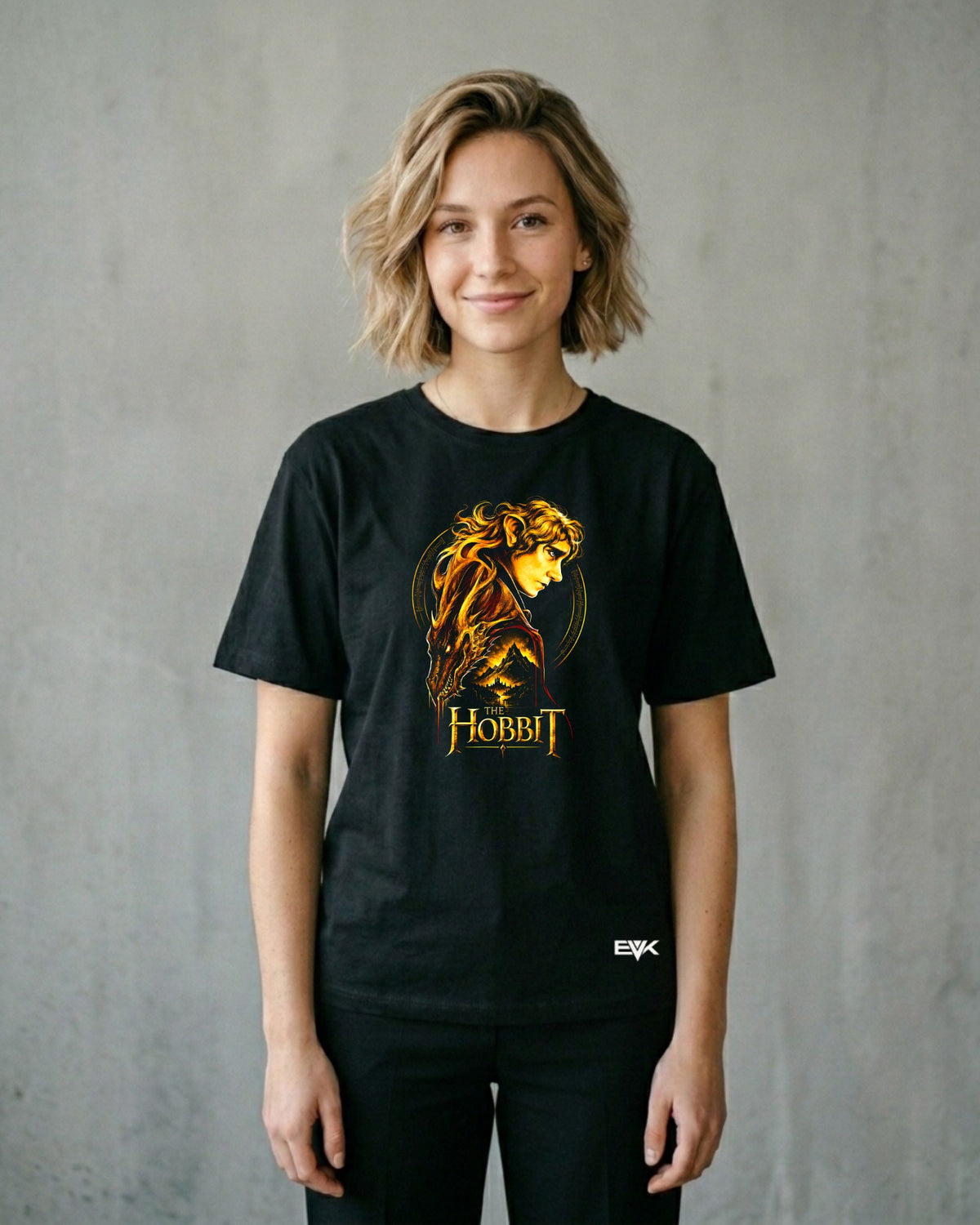 Camiseta O Hobbit – Bilbo and Smaug Profile