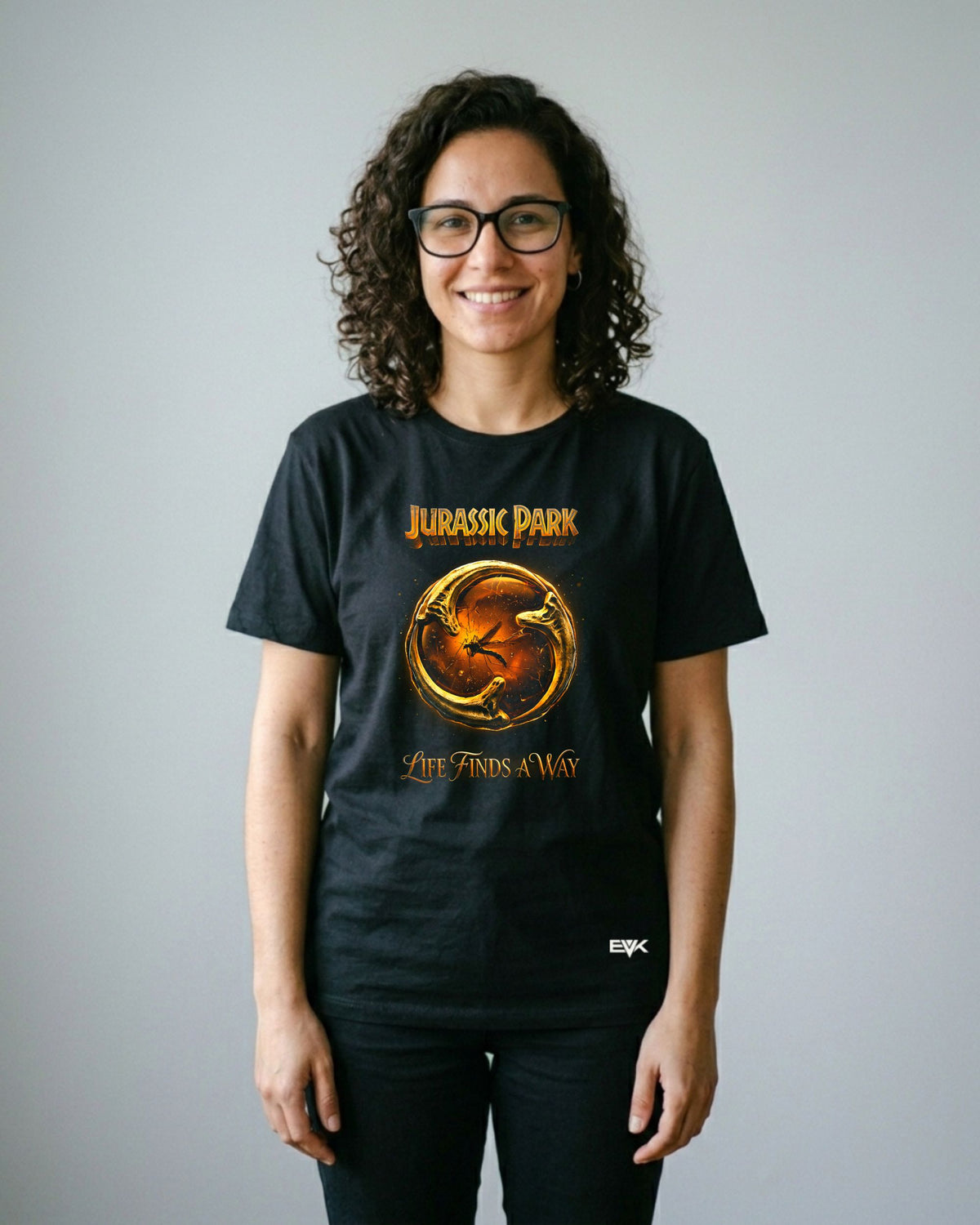 Camiseta Jurassic Park – Life Finds A Way