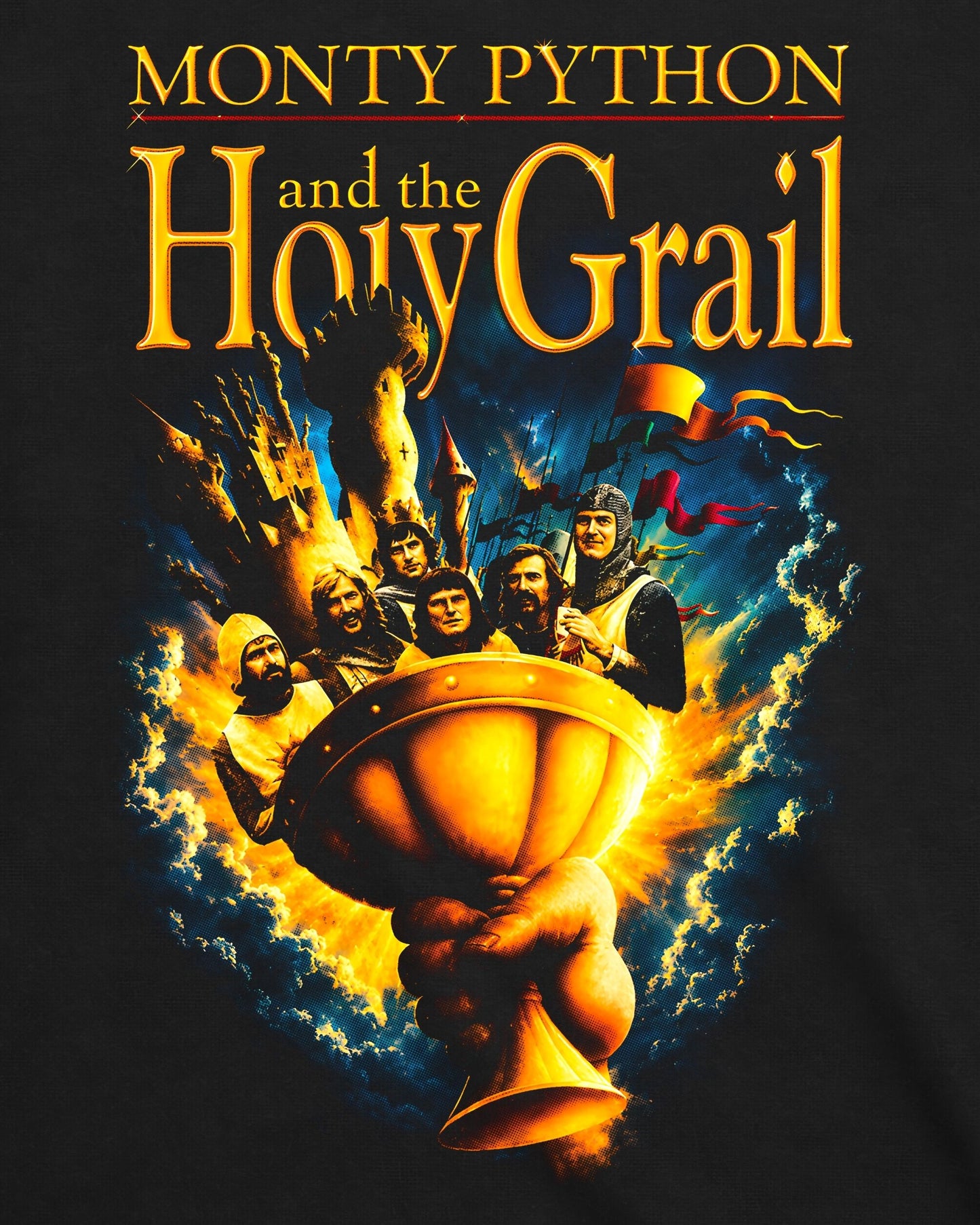 Camiseta Monty Python em Busca do Cálice Sagrado – The Hand of God