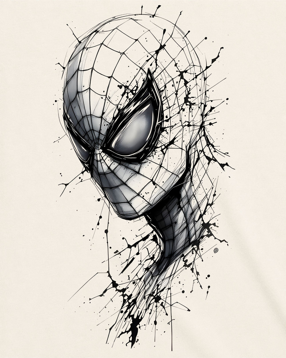 Camiseta Off-White Homem-Aranha – Abstract Spider Sketch Tee