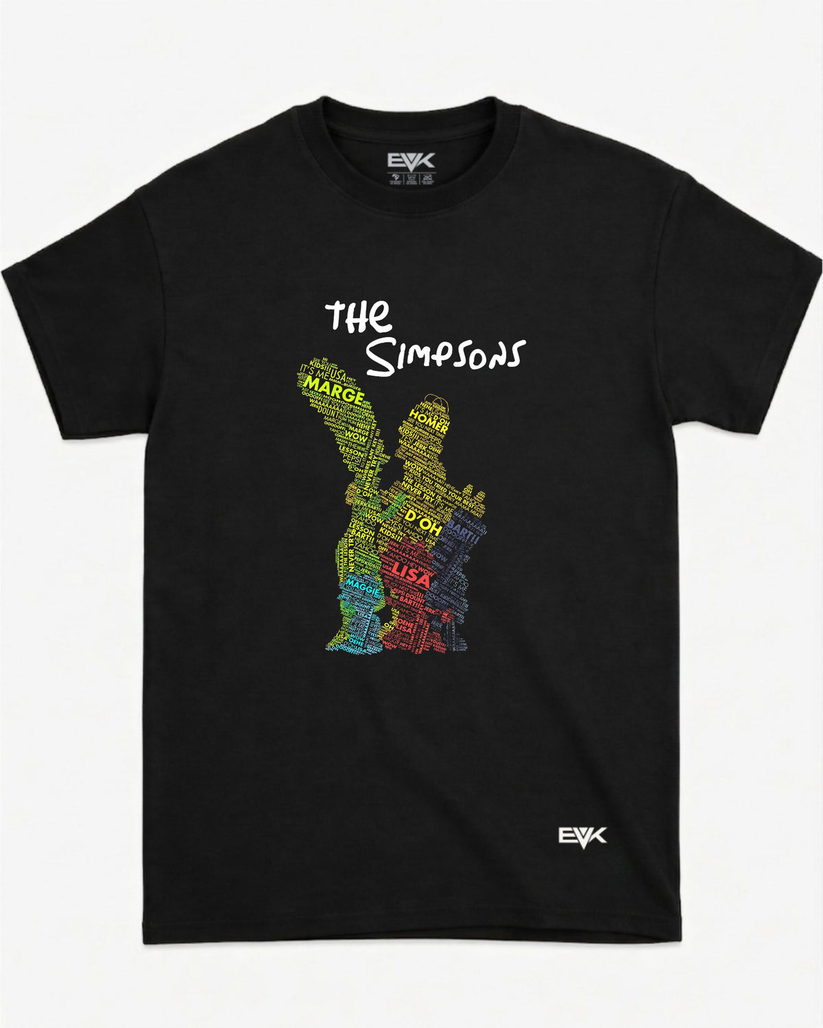 Camiseta Os Simpsons – Simpsons Family Typography