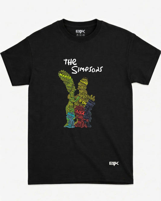 Camiseta Os Simpsons – Simpsons Family Typography