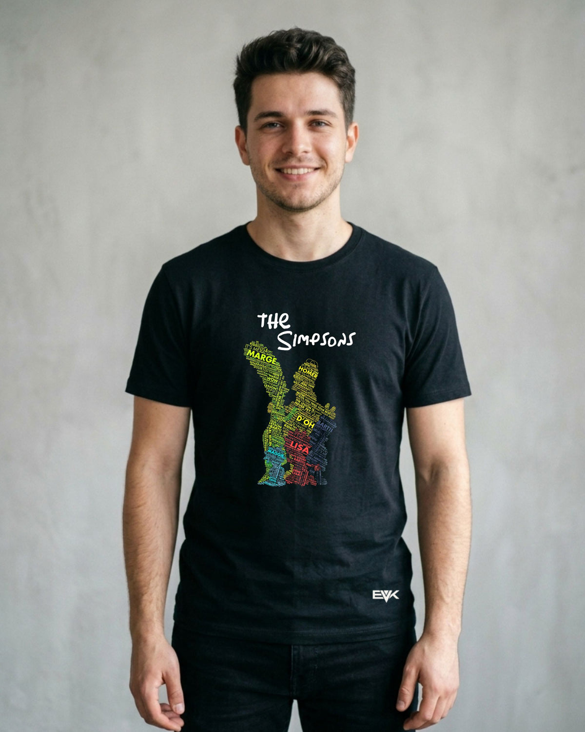 Camiseta Os Simpsons – Simpsons Family Typography