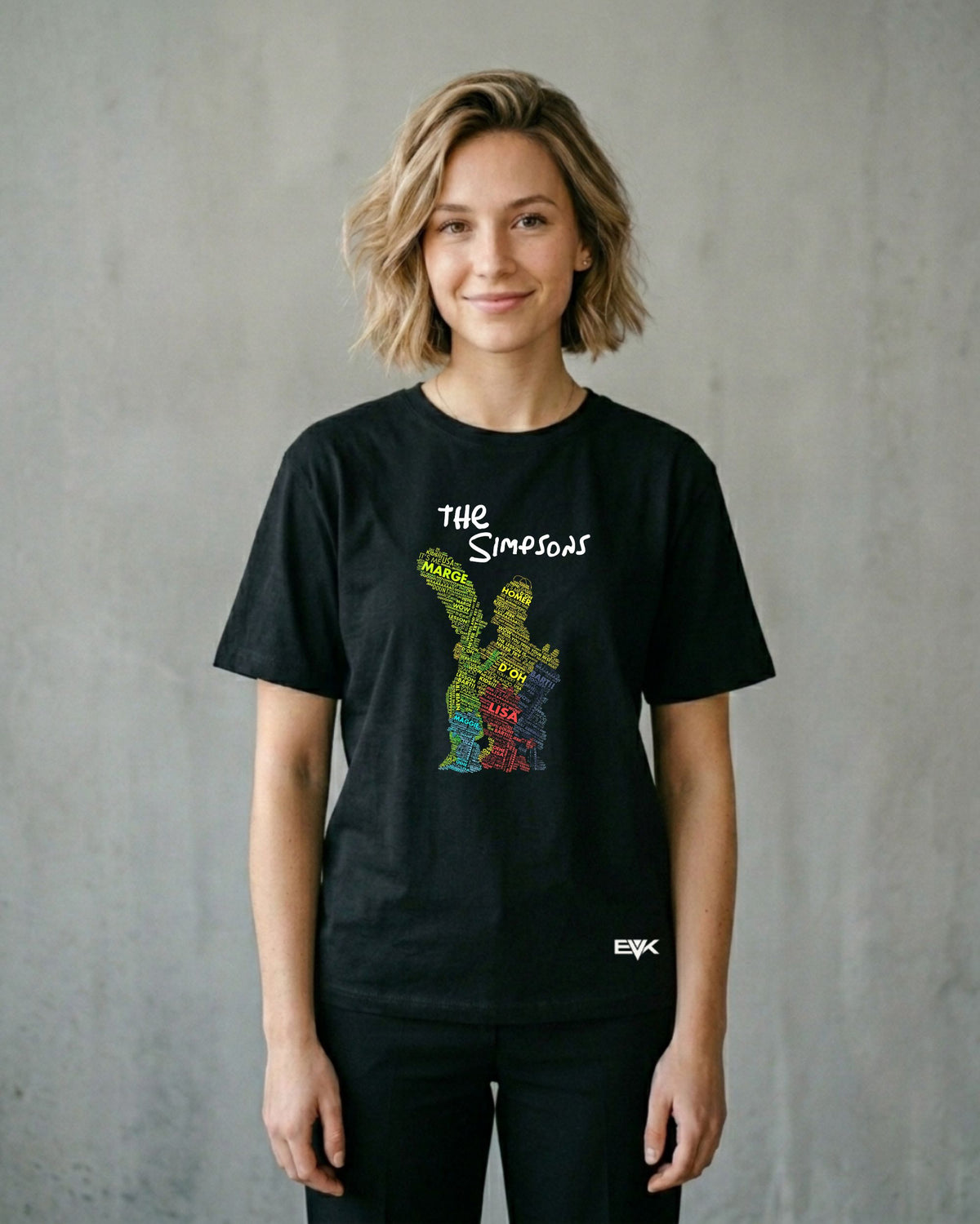 Camiseta Os Simpsons – Simpsons Family Typography