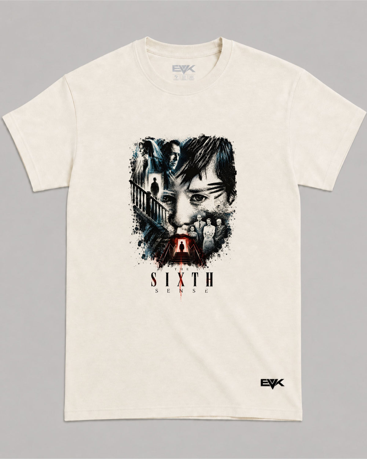 Camiseta Off-White O Sexto Sentido – Minimalist Movie Poster