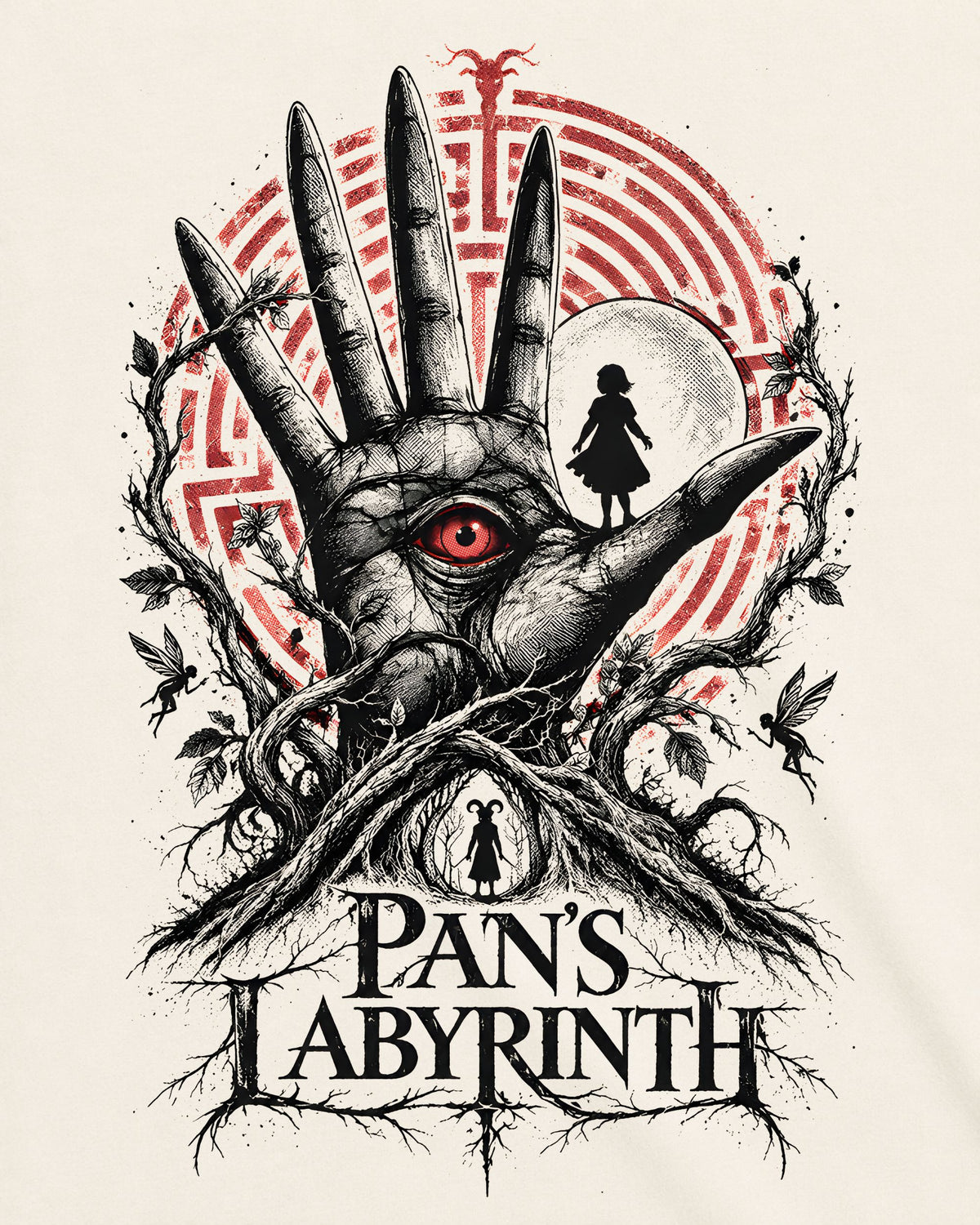 Camiseta Off-White O Labirinto do Fauno – Underworld Labyrinth