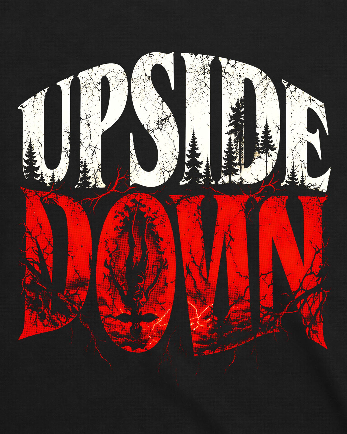 Camiseta Stranger Things – Upside Down